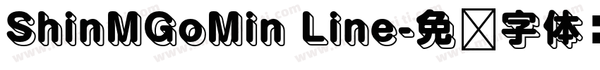 ShinMGoMin Line字体转换